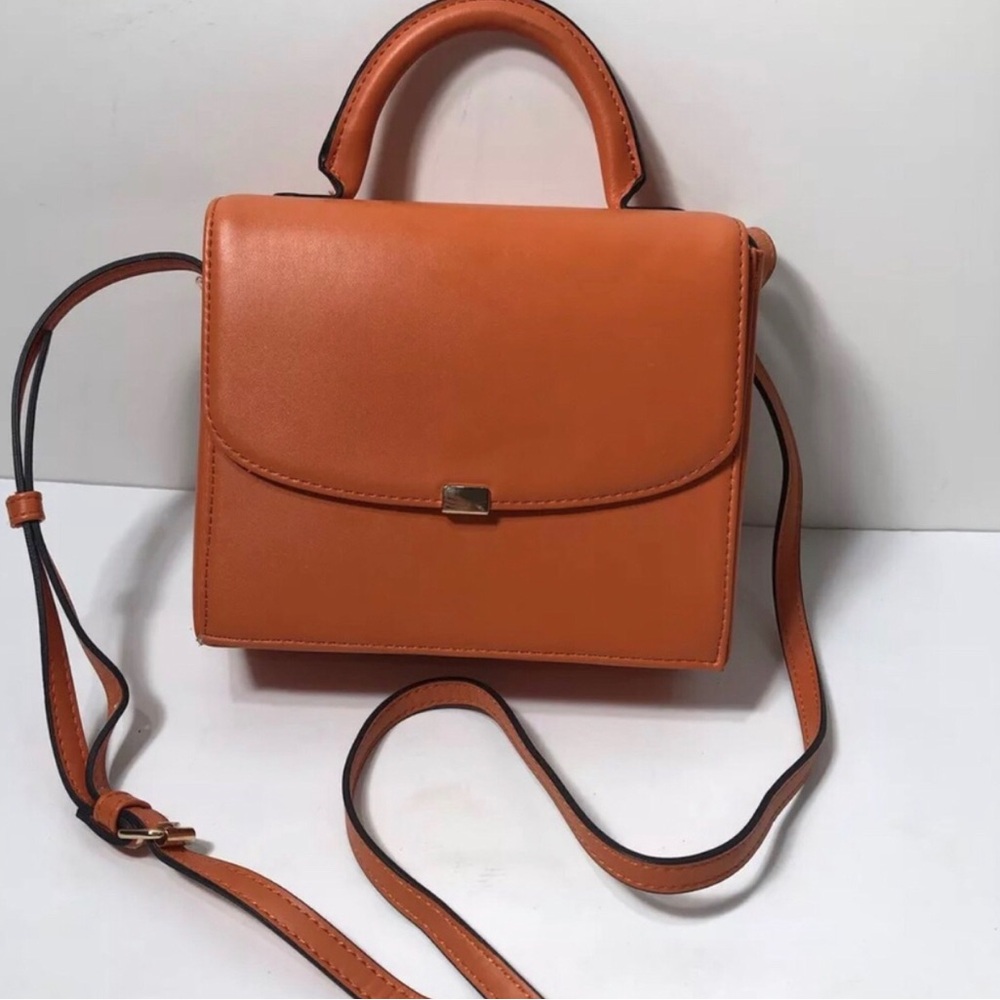 Universal Thread Orange Structured Mini Bag Cross… - image 2